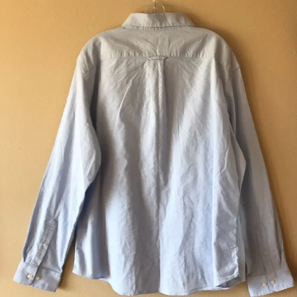 NEW Goodfellow Mens Light Blue Oxford